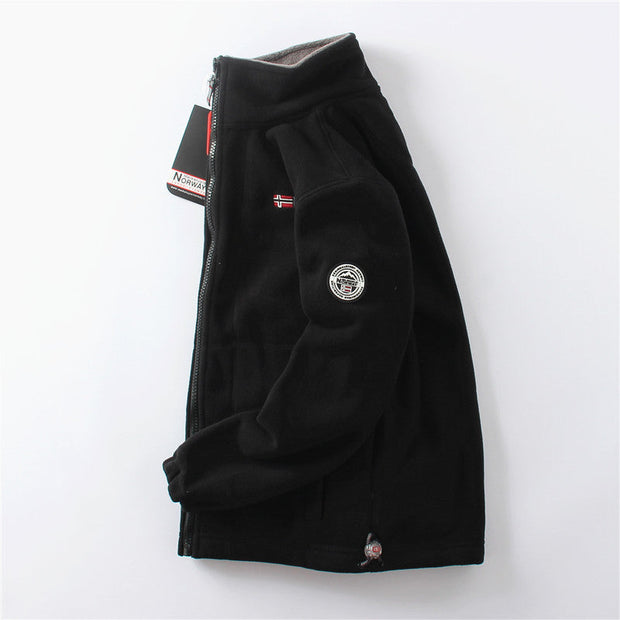 Warme Herrenjacke mit Fleece-Effekt - Eirik