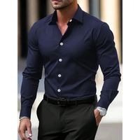 Herrenhemd mit langen Ärmeln, Slim Fit, klassischer Kragen – Heinrich