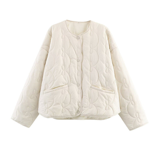 Gesteppte Jacke mit Schleifenmuster - Maeren