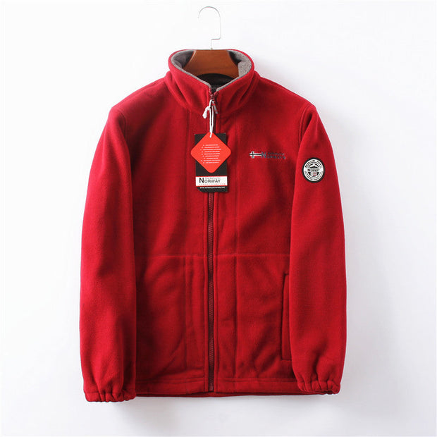 Warme Herrenjacke mit Fleece-Effekt - Eirik