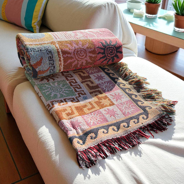 Boho-Wandteppich-Decke