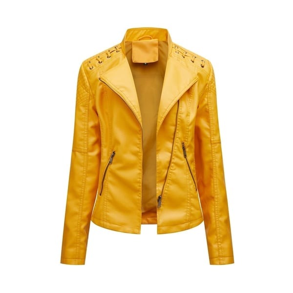Lederjacke aus gewaschenem Lammleder