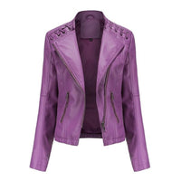 Lederjacke aus gewaschenem Lammleder