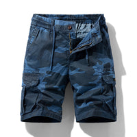 Tarnfarbene Cargo-Shorts mit Seitentaschen für Männer - Carson