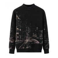 Dicker Herren-Strickpullover Urban-Effekt - Naël