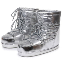 Wasserdichte, gepolsterte Schneestiefel für Damen - Kolesa