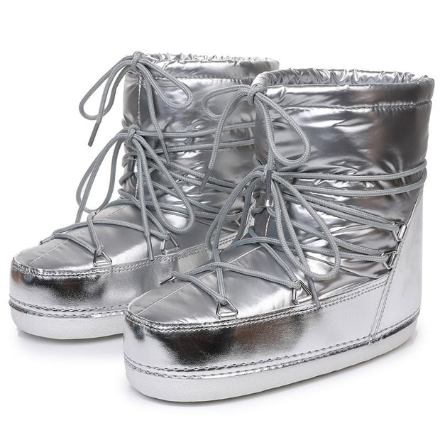 Wasserdichte, gepolsterte Schneestiefel für Damen - Kolesa