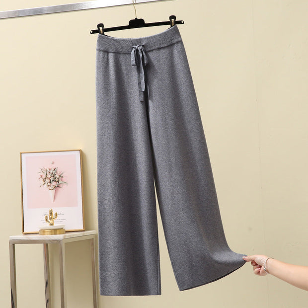 Weite Damenstrickhose - Rut