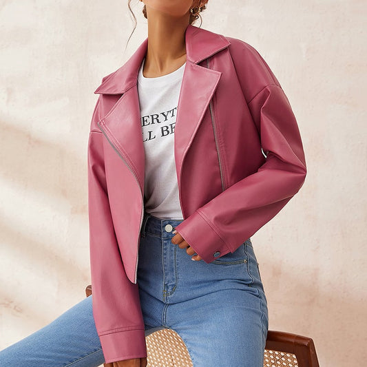 Kurze Jacke mit Reißverschluss im urbanen Stil für Damen - Sirel