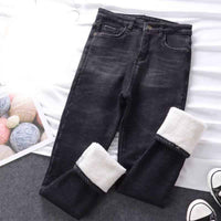 Damen-Thermohose mit Denim-Effekt - Sylverine