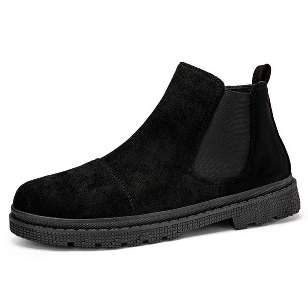 Herren Retro-Stiefeletten aus Leder - Aegis