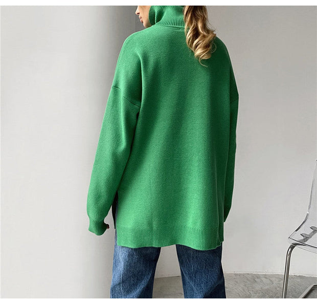 Ely - Strickpullover mit seitlichem Knebelverschluss