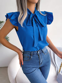 LARA - Bluse mit Schleife