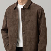 Herrenjacke in Wildlederoptik - Veyran