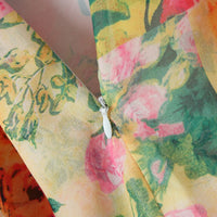 Felicity - Fließendes Camisole-Kleid mit Aquarell-Blumenmuster