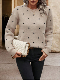 Jacquard-Strickpullover für Frauen - Briska