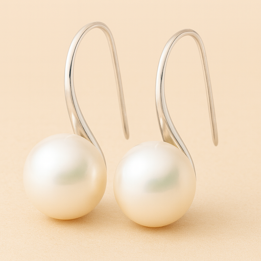 Elegante Tropfen Ohrringe mit Perlen