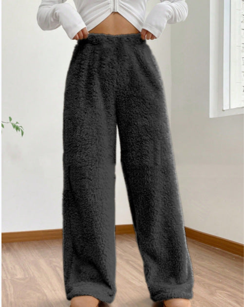 Flauschige strukturierte Damenhose - Avenne