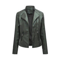 Lederjacke aus gewaschenem Lammleder