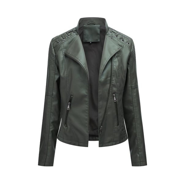 Lederjacke aus gewaschenem Lammleder