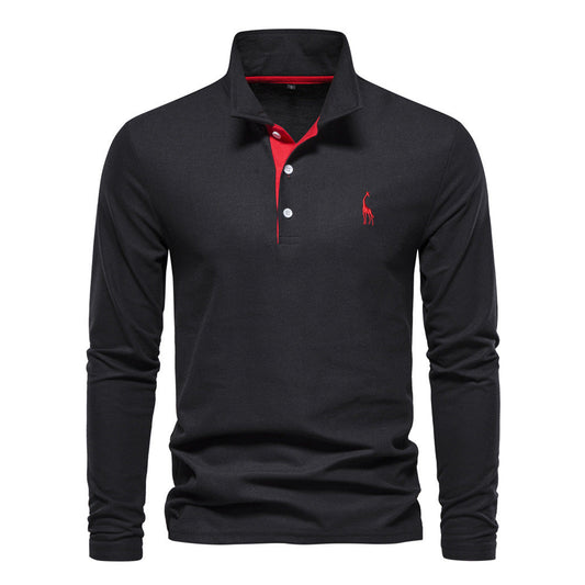 Langärmeliges Herren-Poloshirt - Dario