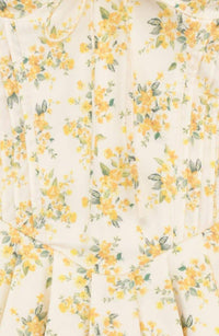 Emily - Korsett-Minikleid mit V-Ausschnitt Blumen-Korsett-Kleid