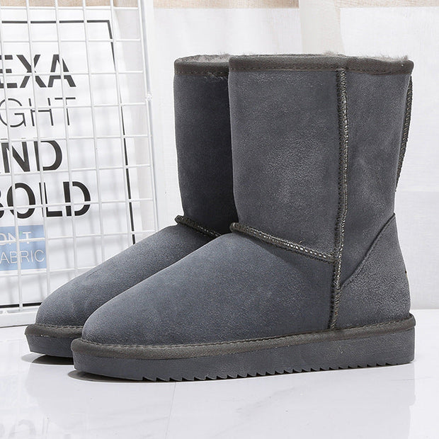Damen-Winterstiefel aus Wildleder mit warmem Innenfutter - Thalia