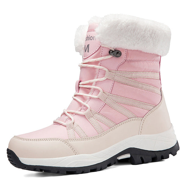 Gepolsterte Winterstiefel mit Warmfutter - Enna