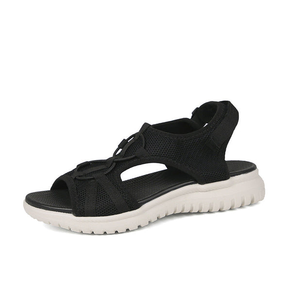 Orthopädische Sandalen mit verstellbarem Doppelriemen und ergonomischem Fußbett - Sarel