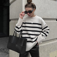 SHANTAL - Übergroßer Strickpullover