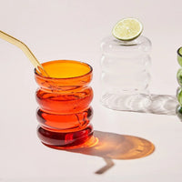 Bunte Bubble-Glasbecher