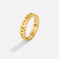Damenring Mit Blattmotiv Aus Gold Sofia Eleganter Naturinspirierter Ring Für Den Alltag Und Festliche Anlässe