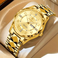 Klassische Analoguhr mit elegantem Metallarmband