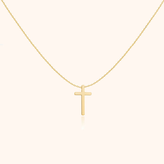 Damenschmuck Halskette zentrales Kreuz