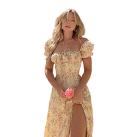Minala - Vintage-Kleid mit Schnürung