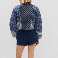 Jacke zum Wenden mit figurbetontem Schnitt und Reverskragen