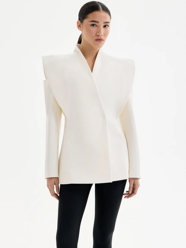 Taillierte Jacke mit strukturierten Schultern