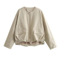 Locker sitzende Jacke mit Cargotaschen - Mely
