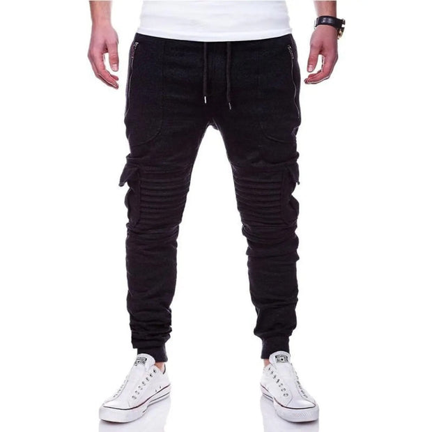 Sportliche Herren-Jogginghose mit Cargotaschen und gerippter Struktur - Brant