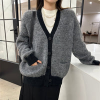 Damen Strickjacke weich gestrickt lässige Passform - Ingrid