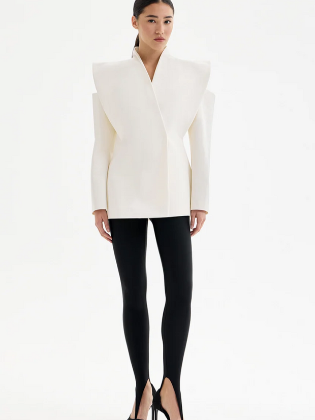 Taillierte Jacke mit strukturierten Schultern