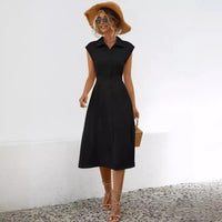 Midikleid aus Baumwolle im Hemdblusen-Stil - Anaëlle