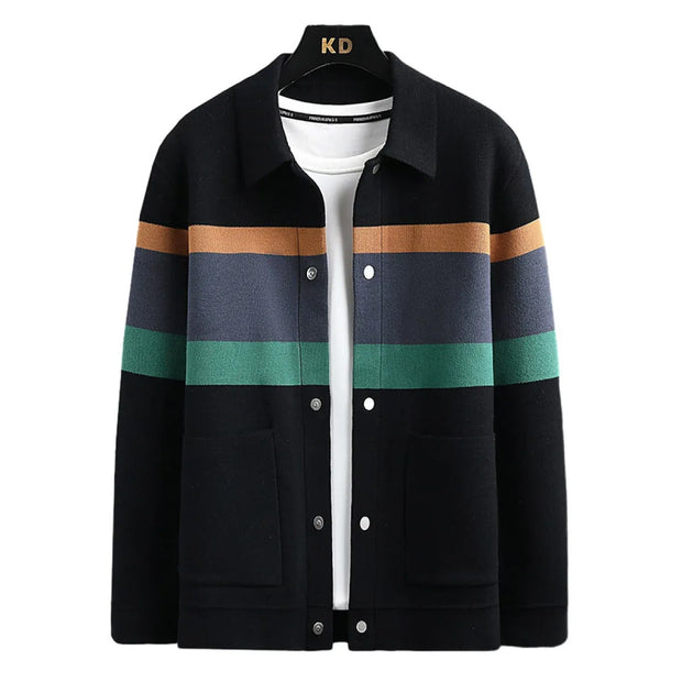 Herrenjacke mit mehrfarbigen Streifen - Dorian