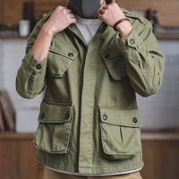 Herrenjacke im Militärstil mit Pattentaschen - Enrik