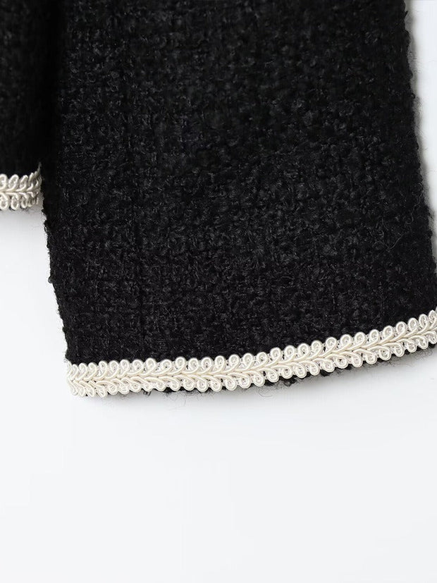 Kurze Damenjacke mit Zierknöpfen - Alida