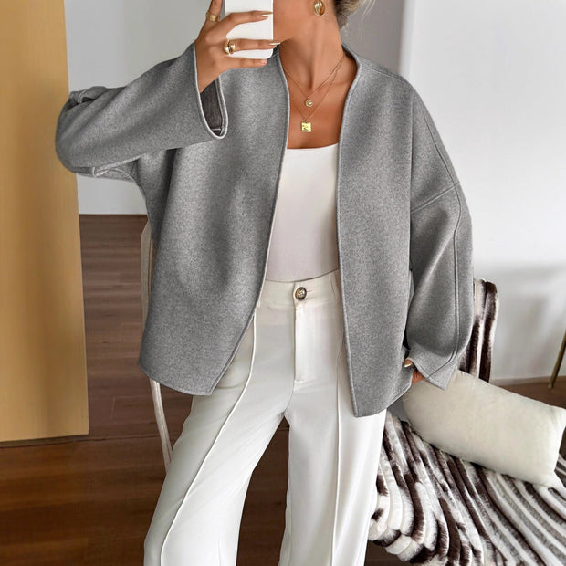 Damen-Wickeljacke mit Gürtel - Bitia