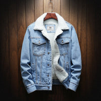 Herren-Jeansjacke mit Fleece-Futter - Lior