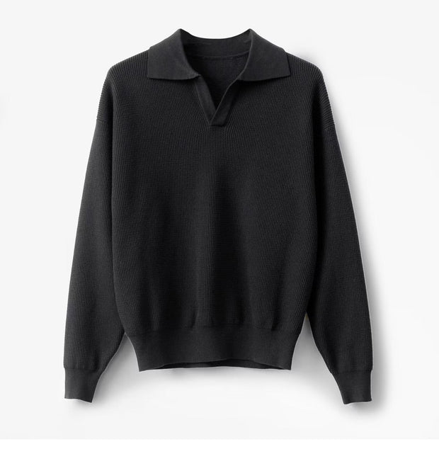 Herren Strick-Polopullover - Mervik