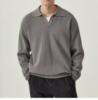 Herren Strick-Polopullover - Mervik