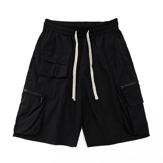 Damen-Shorts mit großen Taschen und lässigen Reißverschlüssen - Fey